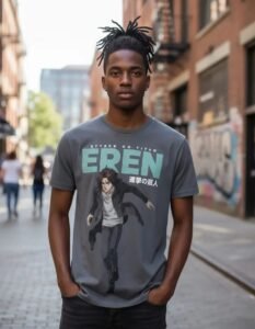 Playera Máscara De Látex Eren, The Final Season Hombre