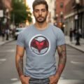 Playera Mascara De Látex Falcon Logo Hombre