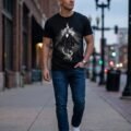 Playera Máscara De Látex The Dark Age Hombre