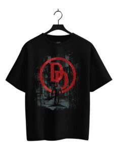 Playera Máscara De Látex Daredevil Logo Hombre
