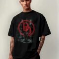 Playera Máscara De Látex Daredevil Logo Hombre