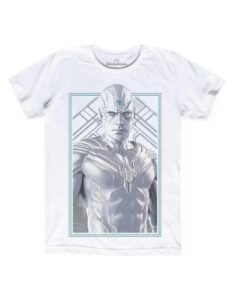 Playera Máscara De Látex White Visión Hombre