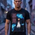 Playera Máscara De Látex Blue Fire Hombre