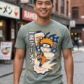 Playera Máscara De Látex Naruto Favorite Ramen Hombre