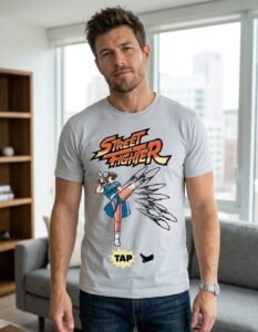 Playera Máscara De Látex Lightning Kick Hombre