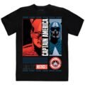 Playera Máscara De Látex Marvel Captain America Hombre