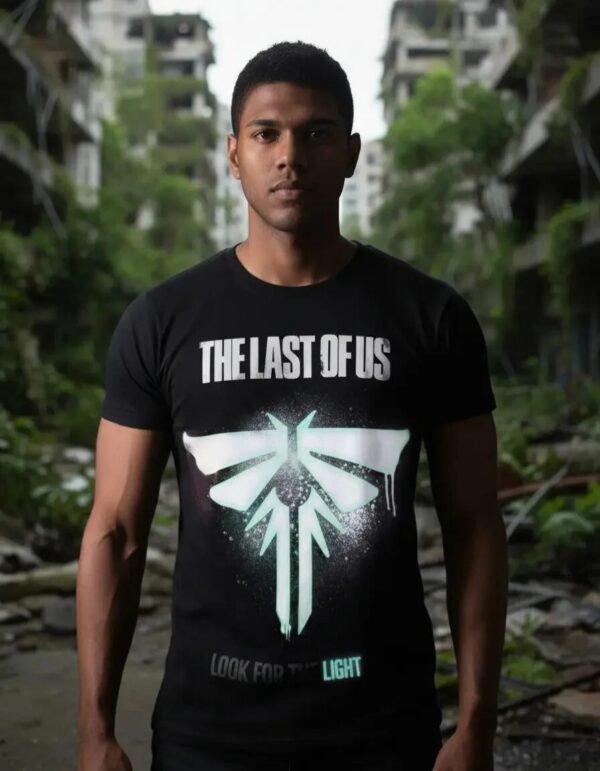 Playera Máscara De Látex The Fireflies Hombre
