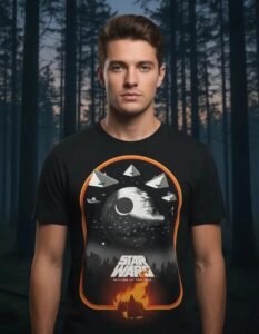 Playera Máscara De Látex Return Of The Jedi Poster Hombre