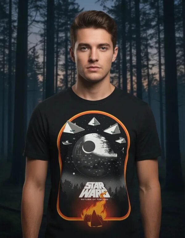 Playera Máscara De Látex Return Of The Jedi Poster Hombre