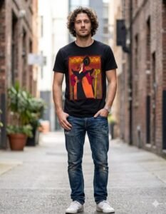 Playera Máscara De Látex Jafar Hombre