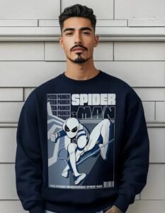 Pullover Máscara De Látex Marvel Peter Parker Hombre