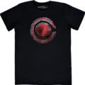 Playera Mascara De Látex Jl Cyborg Logo Hombre