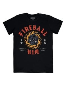 Playera Mascara De Látex Fireball Him Hombre