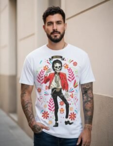 Playera Máscara De Látex Michael Hombre