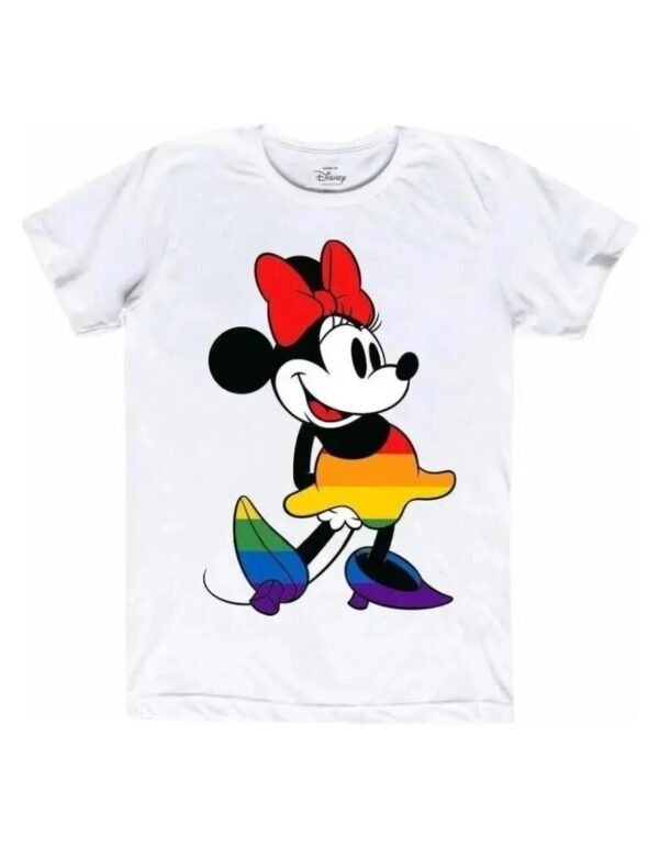Playera Máscara De Látex Minnie Pride Hombre Playera Máscara De Látex Minnie Pride Hombre