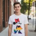 Playera Máscara De Látex Minnie Pride Hombre