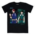 Playera Máscara De Látex Shoto Y Midoriya Hombre