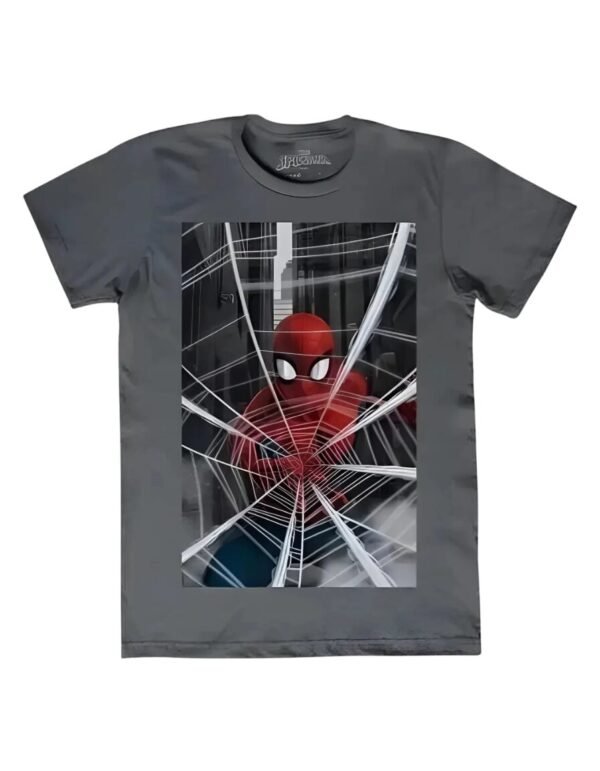 Playera Máscara De Látex Spider Web Hombre