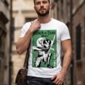 Playera Máscara De Látex Capitán Ackerman Hombre