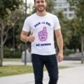 Playera Máscara De Látex Fan De Mi Mismo Hombre