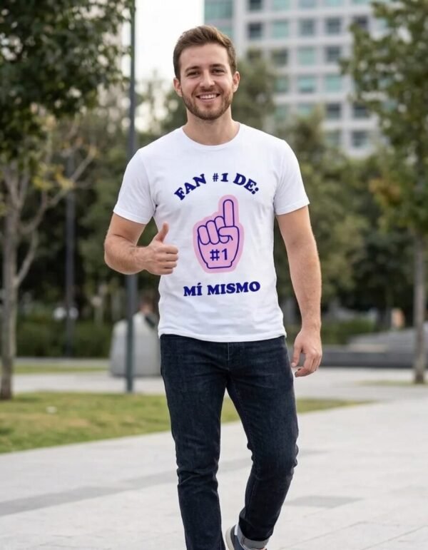 Playera Máscara De Látex Fan De Mi Mismo Hombre
