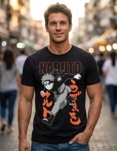 Playera Máscara De Látex Kyubi Power Hombre