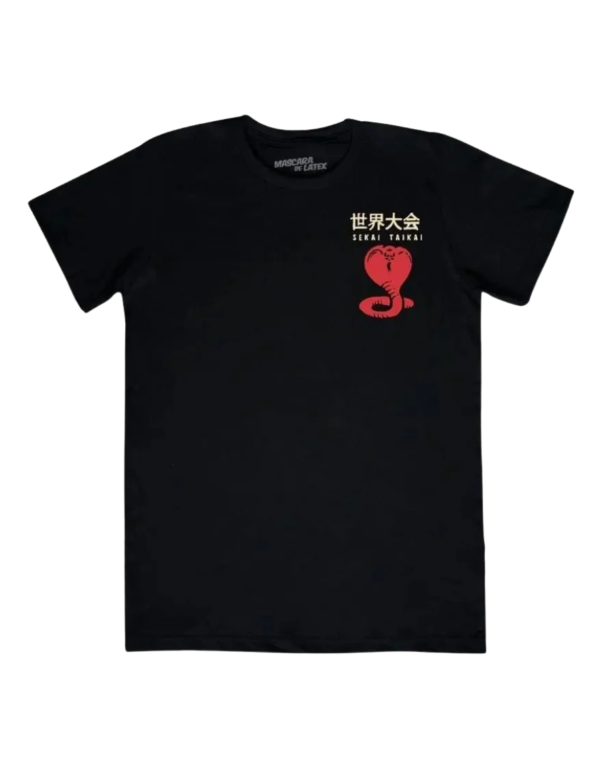 Playera Máscara De Látex Sekai Taikai Hombre Playera Máscara De Látex Sekai Taikai Hombre
