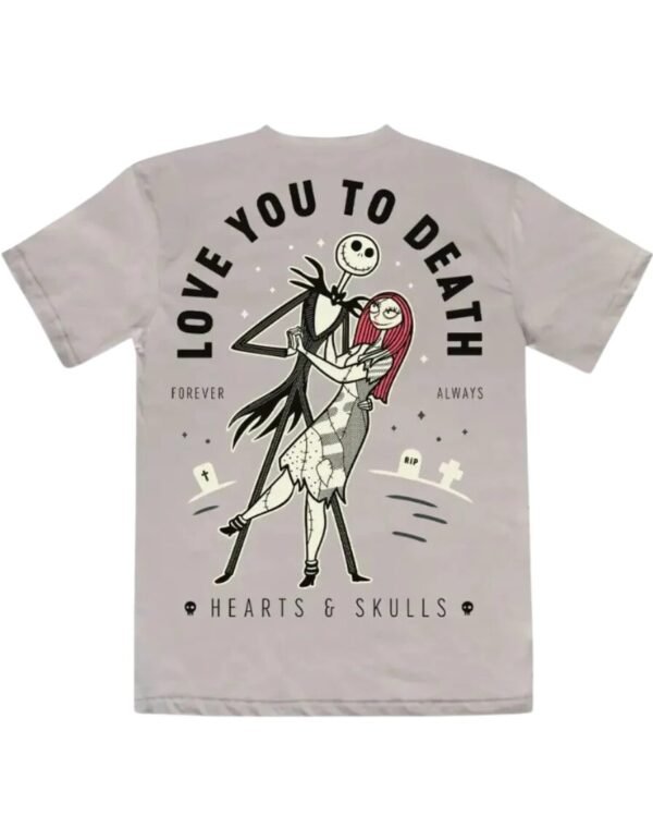 Playera Máscara De Látex Love You To Death Hombre Playera Máscara De Látex Love You To Death Hombre