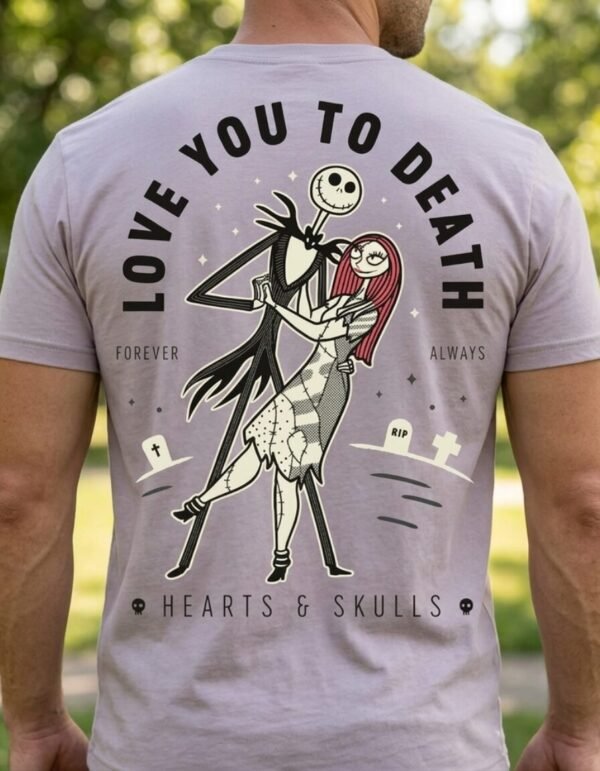 Playera Máscara De Látex Love You To Death Hombre Playera Máscara De Látex Love You To Death Hombre