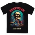Playera Máscara De Látex Rock Star Hombre