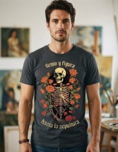 Playera Máscara De Látex Hasta La Sepultura Hombre