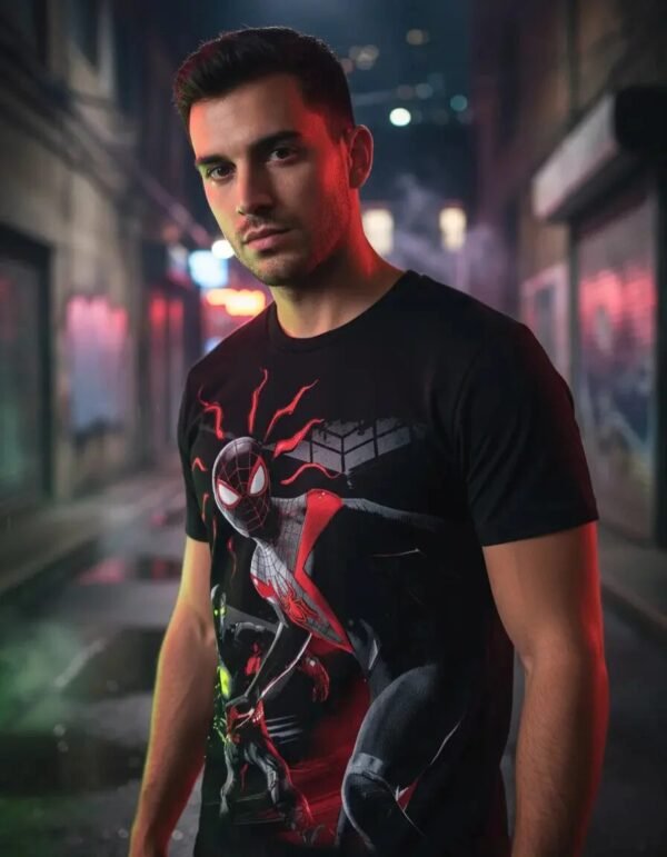 Playera Máscara De Látex Sentido Arácnido Hombre