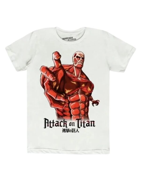 Playera Máscara De Látex Titán Colosal Hombre