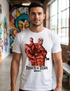Playera Máscara De Látex Titán Colosal Hombre
