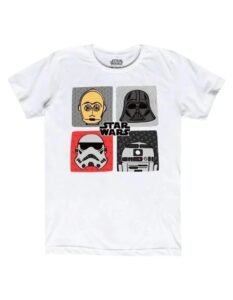 Playera Máscara De Látex Droides Y Cascos Hombre