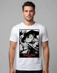 Playera Máscara De Látex Levi Versus Kenny Hombre