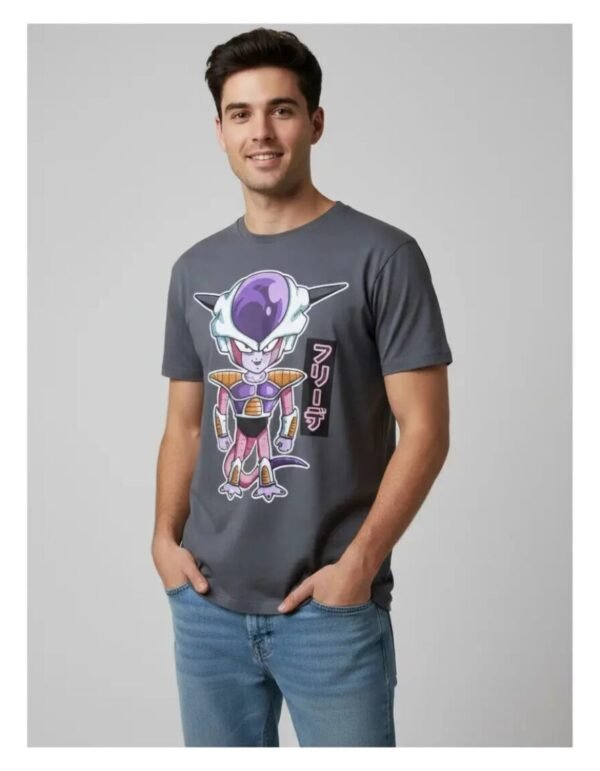 Playera Máscara De Látex Freezer Chibi Hombre