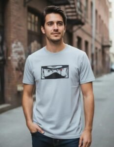 Playera Máscara De Látex Naruto Mangekyou Sharingan Hombre