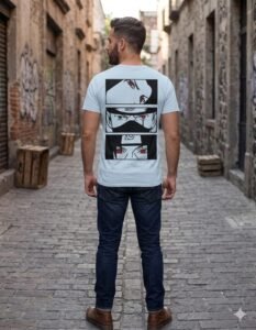 Playera Máscara De Látex Naruto Mangekyou Sharingan Hombre