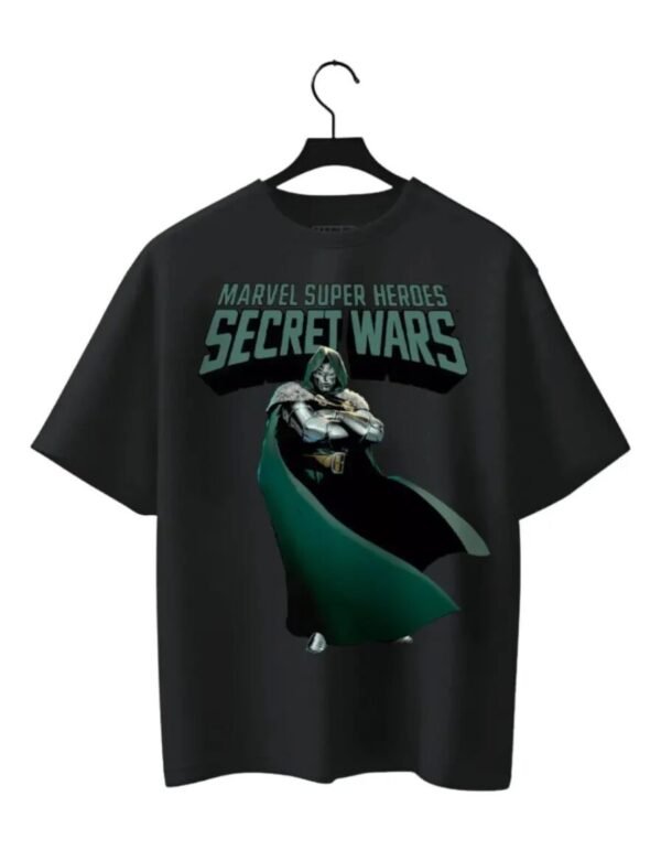 Playera Máscara De Látex Marvel Doom Hombre