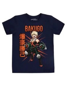 Playera Máscara De Látex Bakugo Hombre