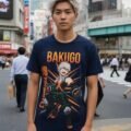 Playera Máscara De Látex Bakugo Hombre