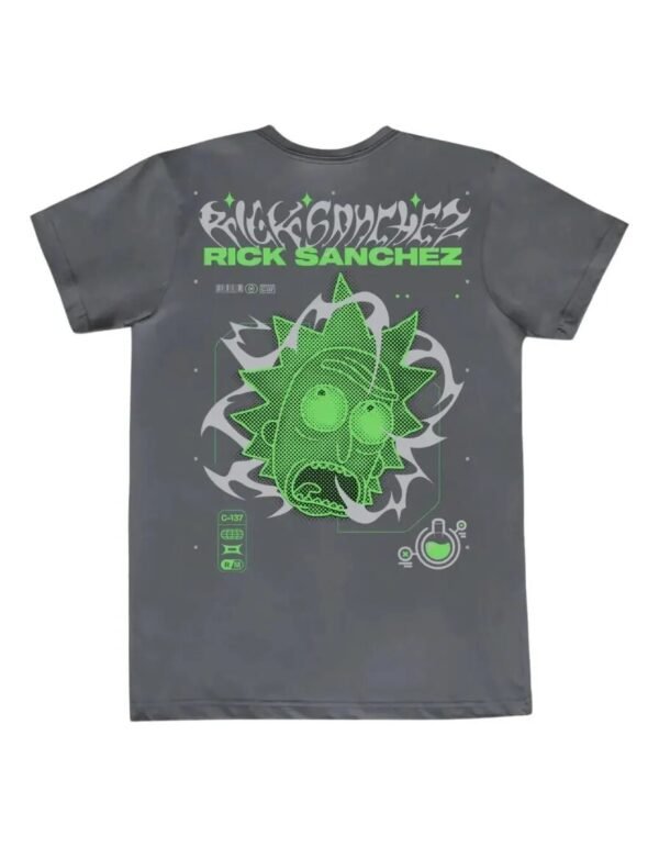 Playera Máscara De Látex Rick Sánchez Hombre Playera Máscara De Látex Rick Sánchez Hombre