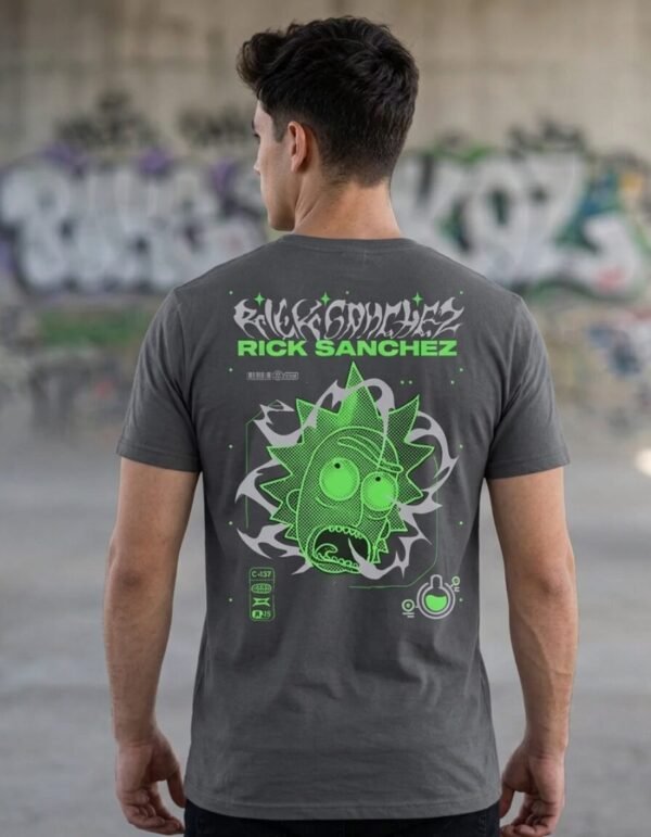 Playera Máscara De Látex Rick Sánchez Hombre Playera Máscara De Látex Rick Sánchez Hombre