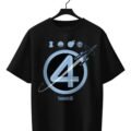 Playera Máscara De Látex Fantastic Four Logo Hombre
