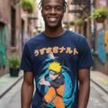 Playera Máscara De Látex Ninja De Konoha Hombre