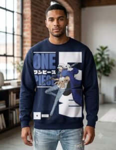 Pullover Máscara De Látex One Piece Law Hombre