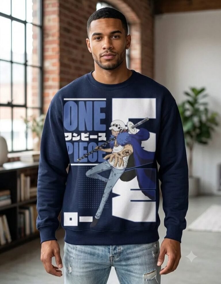 Pullover Máscara De Látex One Piece Law Hombre