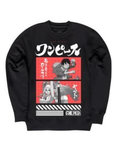 Pullover Máscara De Látex One Piece Yamato & Luffy Hombre