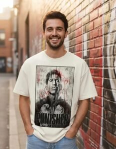 Playera Máscara De Látex Frank Castle Hombre